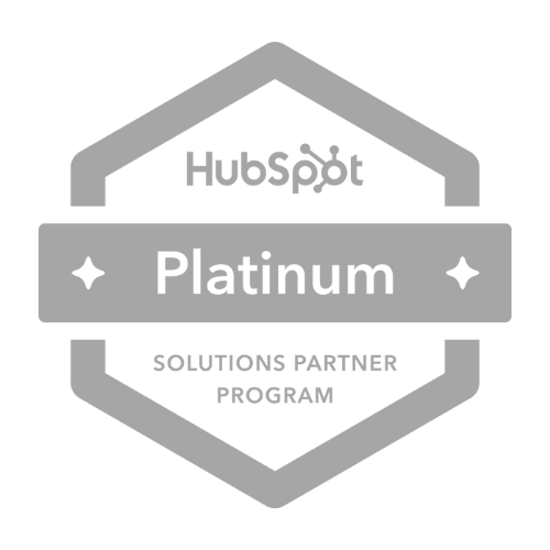 HubSpot Platinum Partner with 110 certifications
